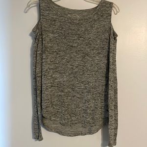 Hollister exposed shoulder long sleeve